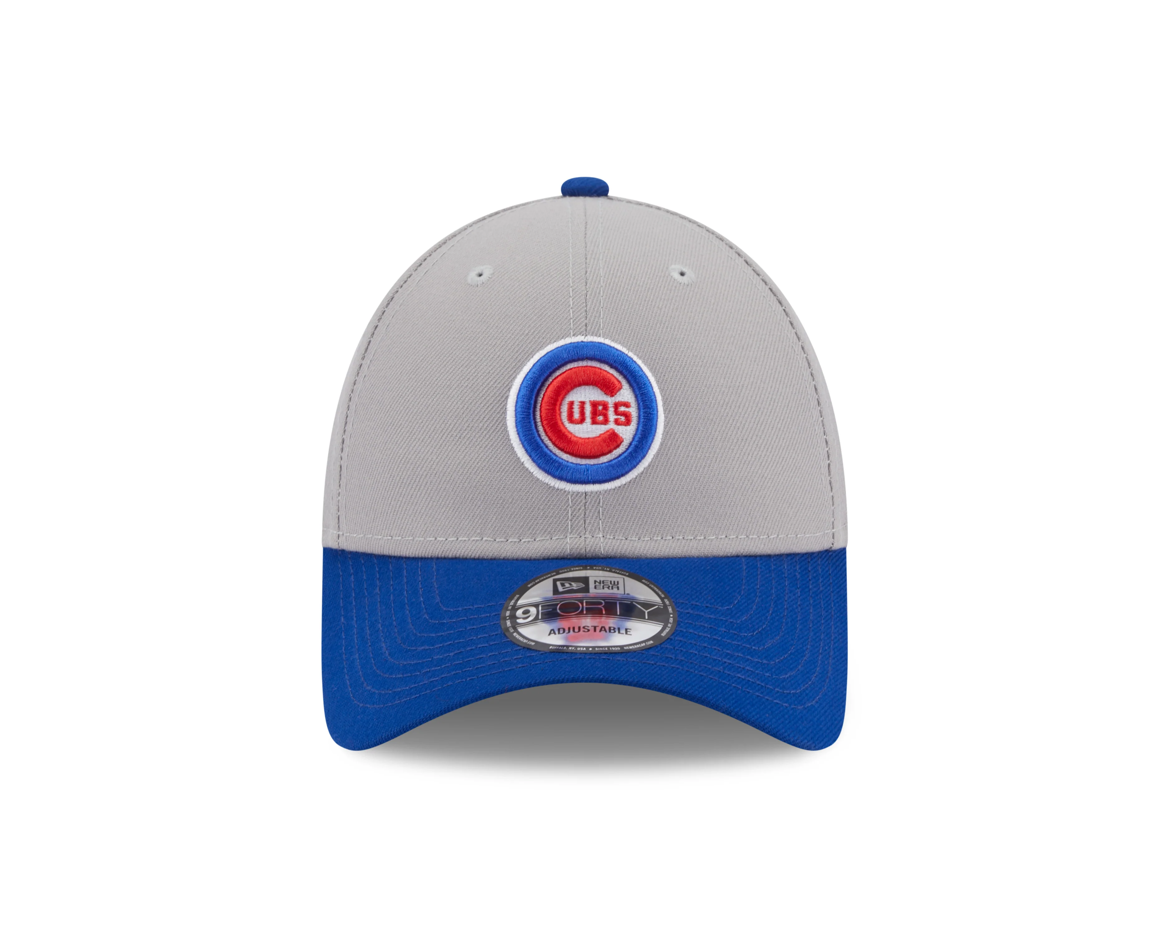 Chicago Cubs New Era The League 2 Tone Gray/Royal 9FORTY Adjustable Hat