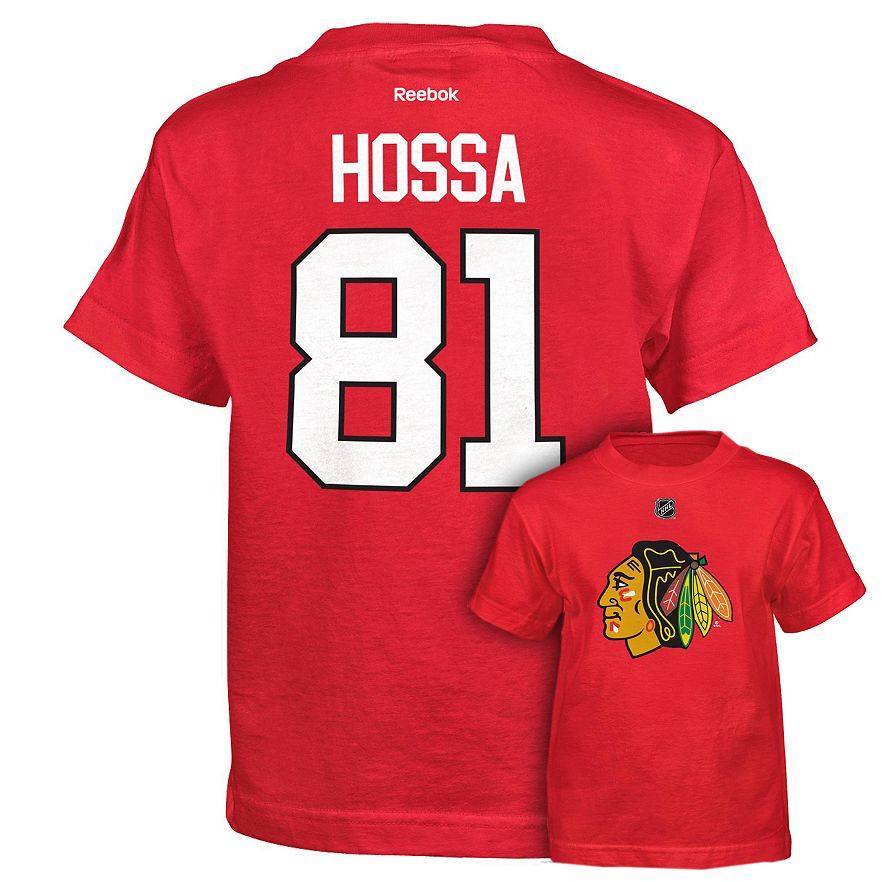 Chicago Blackhawks Marian Hossa Youth Player T-shirt