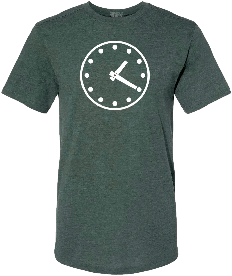 Men's Obvious Shirts Chicago Cubs 1:20 Wrigley Clock Tee