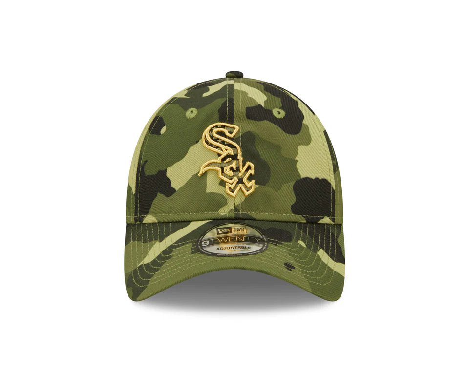 Chicago White Sox 9TWENTY Camo 2022 Armed Forces Day Adjustable Hat