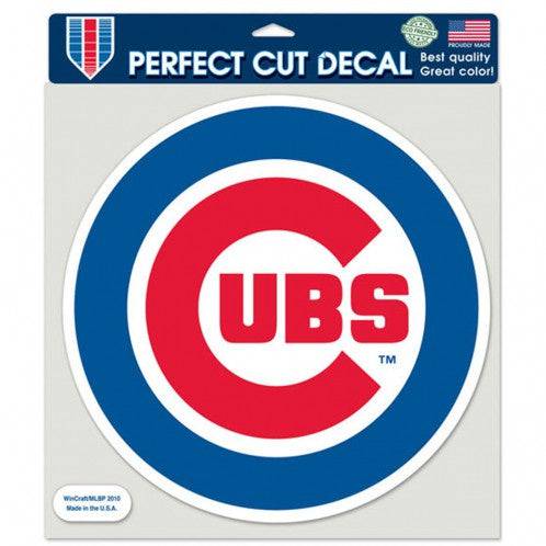 Chicago Cubs Perfect Cut 8X8 Bullseye Logo Decal
