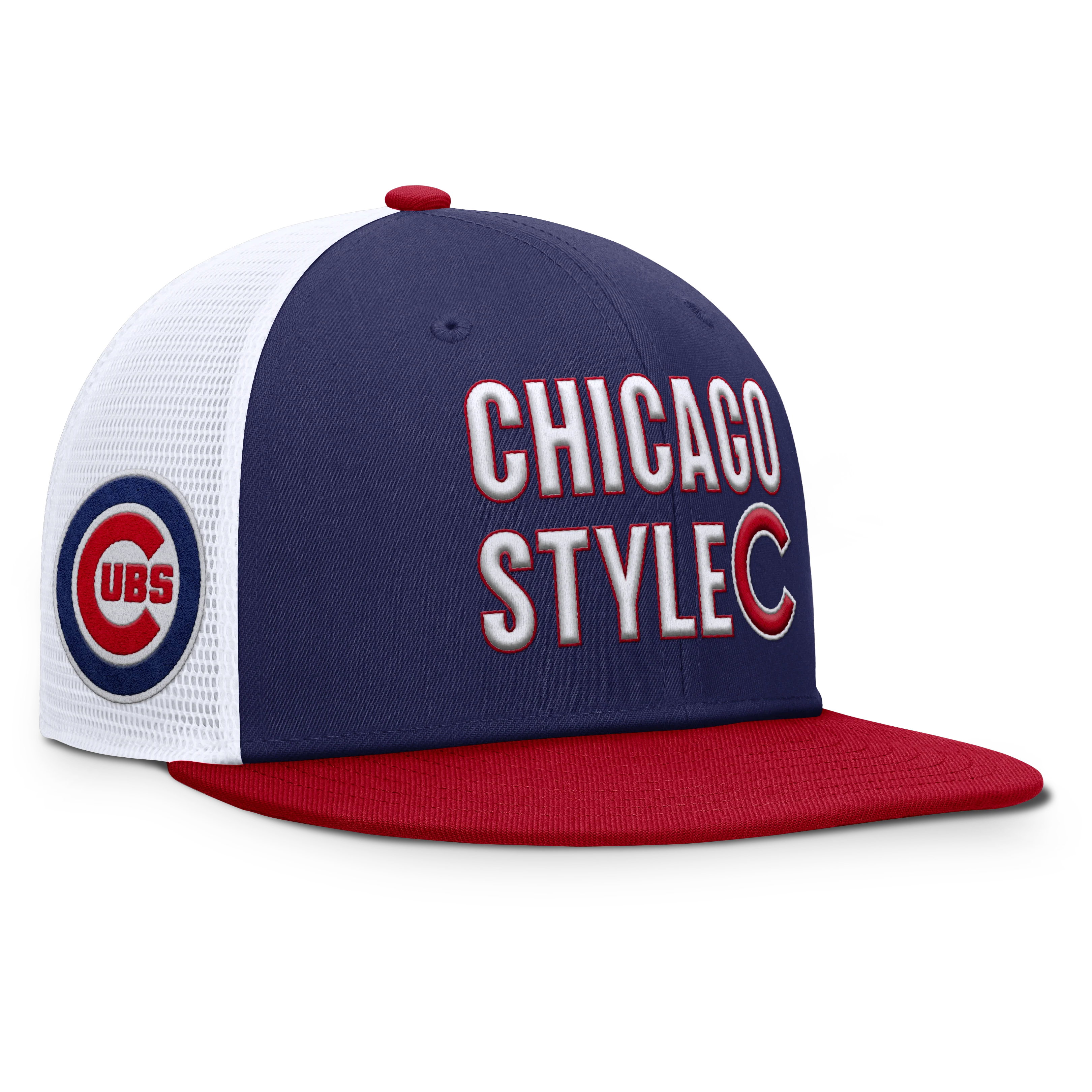 Chicago Cubs Nike Chicago Style Dri-Fit Pro Adjustable Trucker Snapback Hat