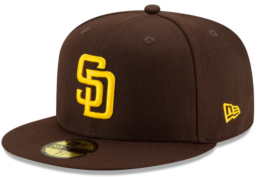 Men's San Diego Padres New Era Brown Authentic Collection On-Field 59FIFTY Fitted Hat