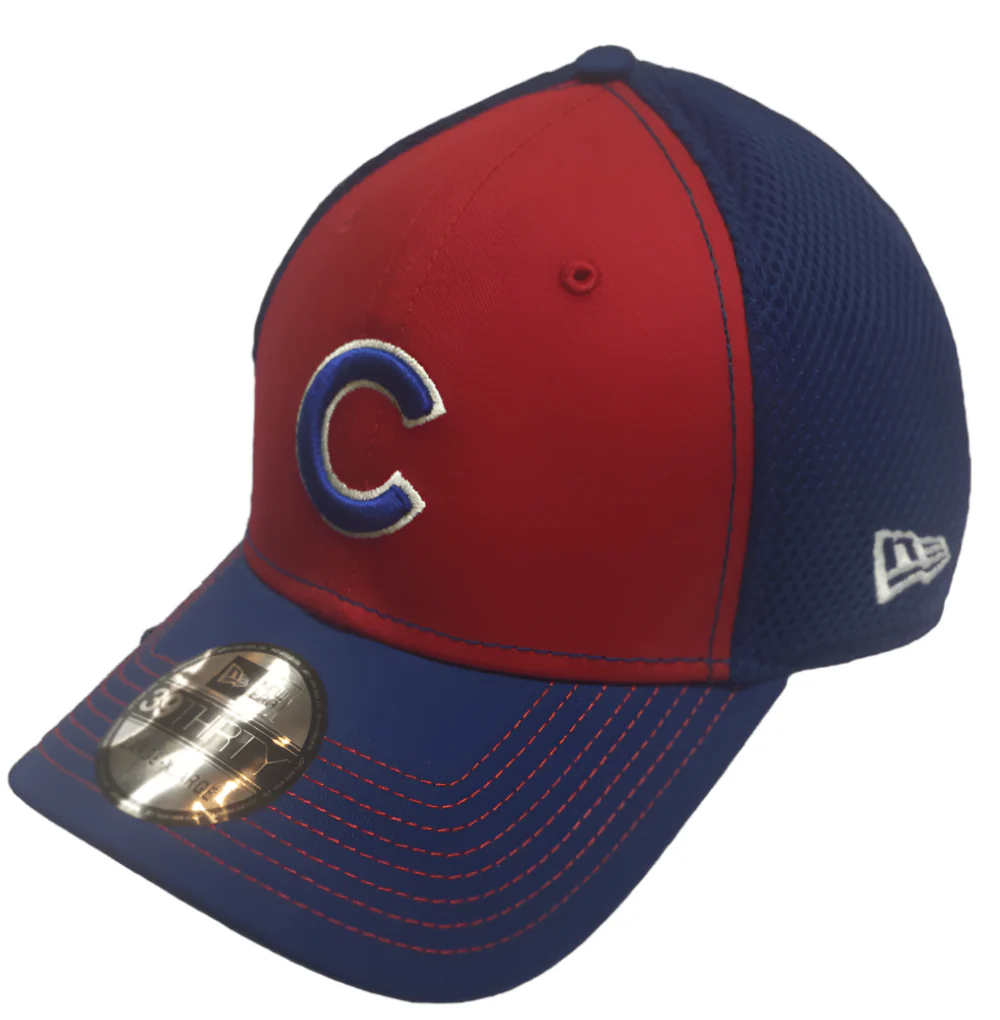 Chicago Cubs Team Color Neo 39THIRTY Flex Fit Cap By New Era