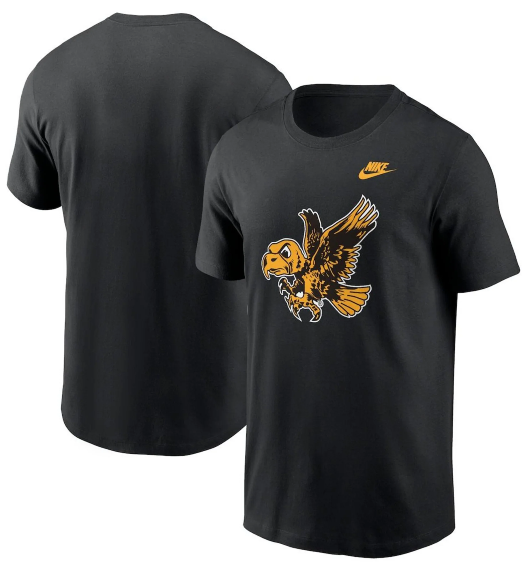 Men's Iowa Hawkeyes Nike Legacy Alternate Black Legend T-Shirt
