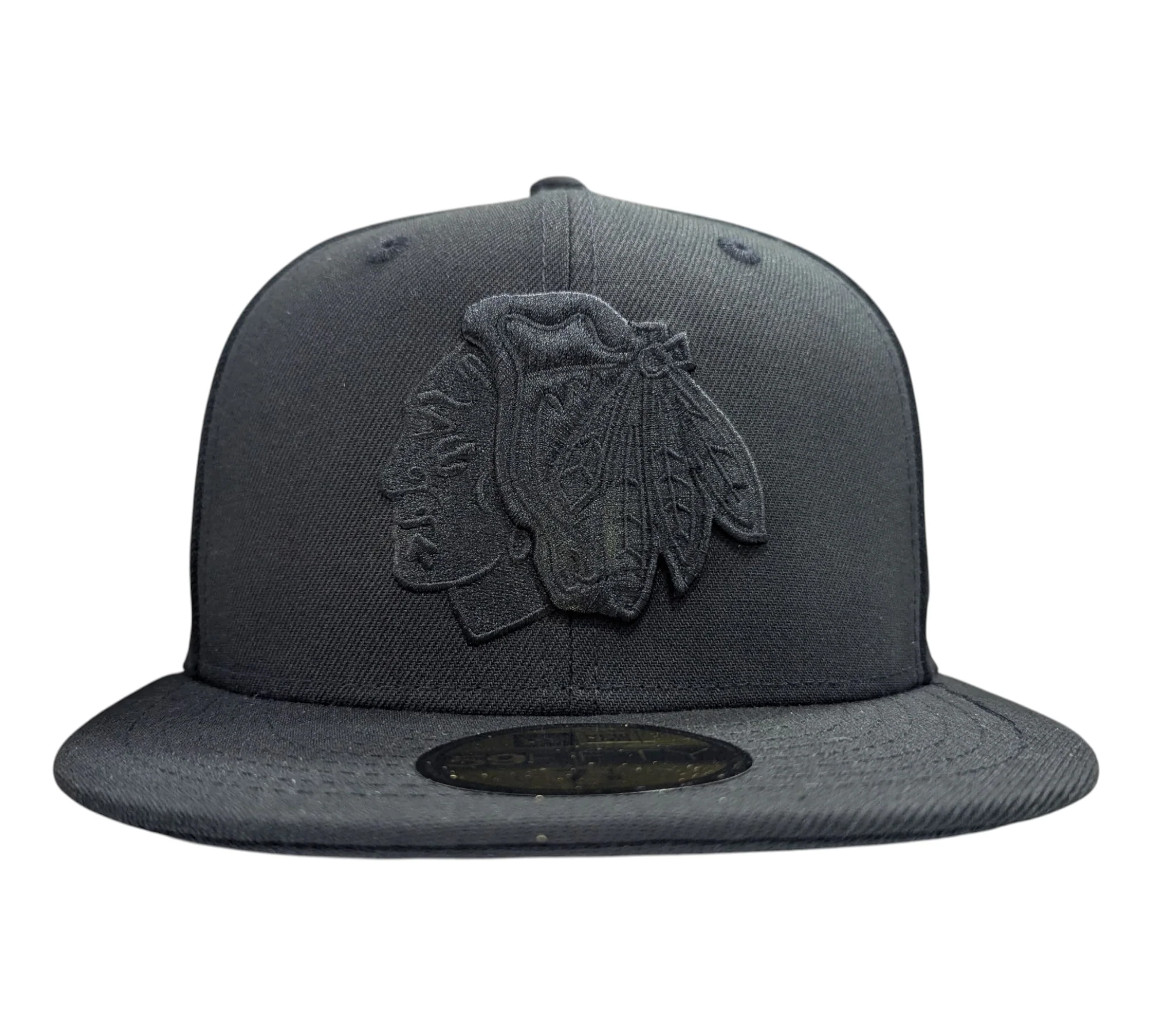 Chicago Blackhawks New Era Tonal Black 59FIFTY Fitted Hat
