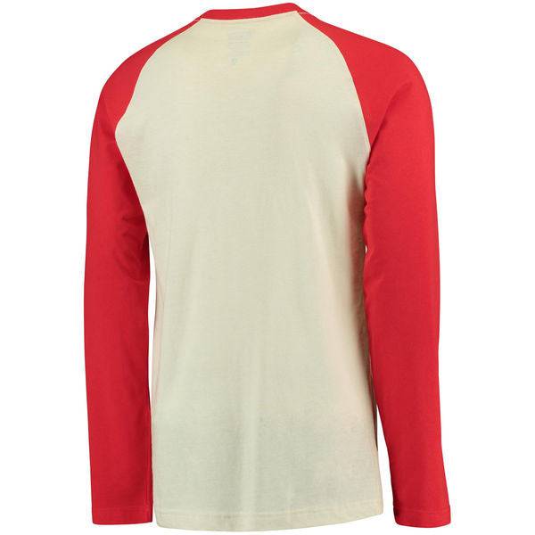 Mens Chicago Blackhawks Finished Long Sleeve Crew Neck Tee By CCM