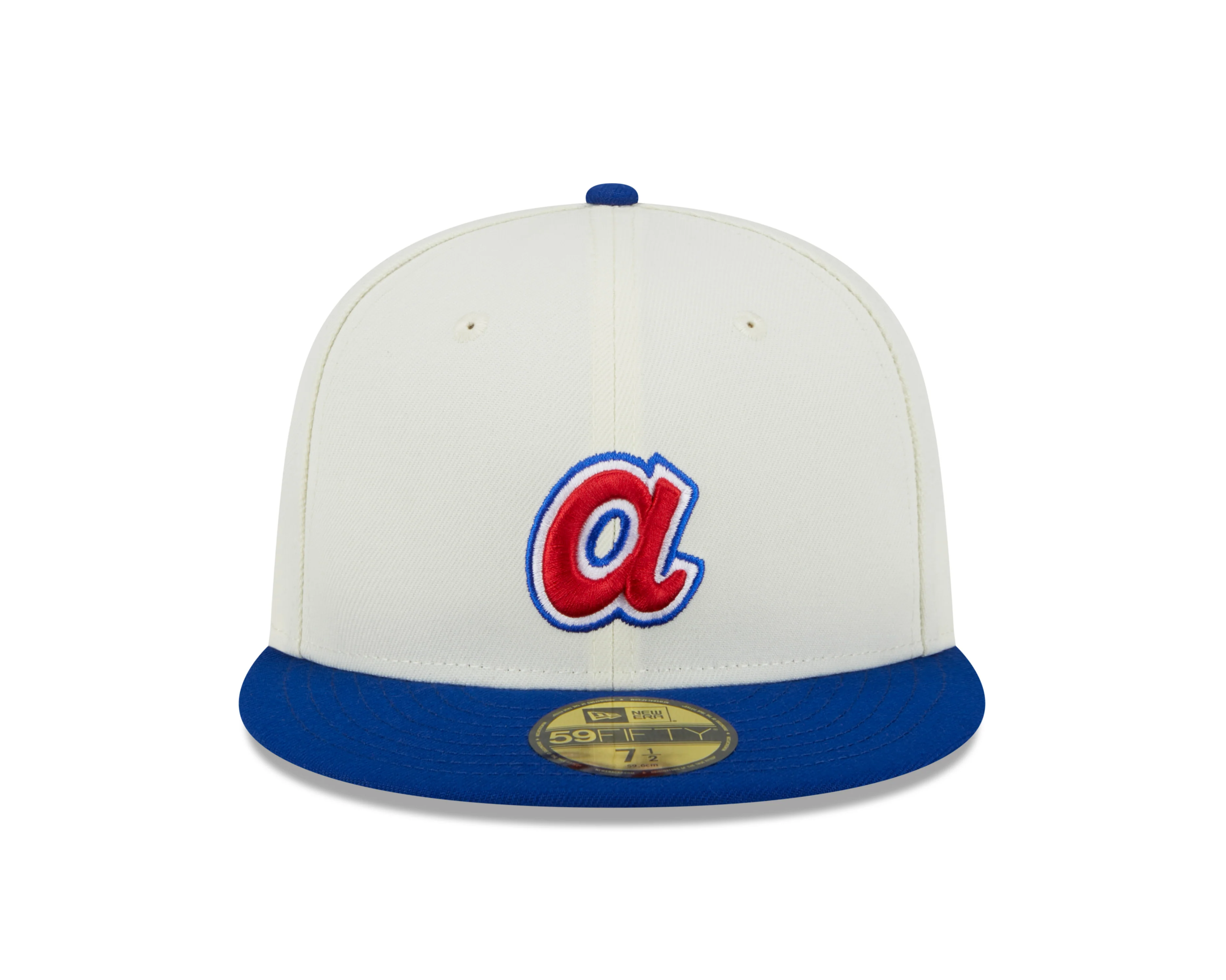 Atlanta Braves 2000 All Star Game Cream/Royal New Era Retro 59FIFTY Fitted Hat