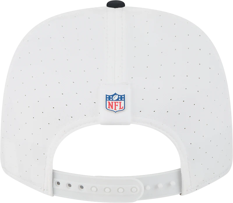 Men's Houston Texans New Era White/Navy 2025 NFL Training Camp 9SEVENTY Adjustable Hat