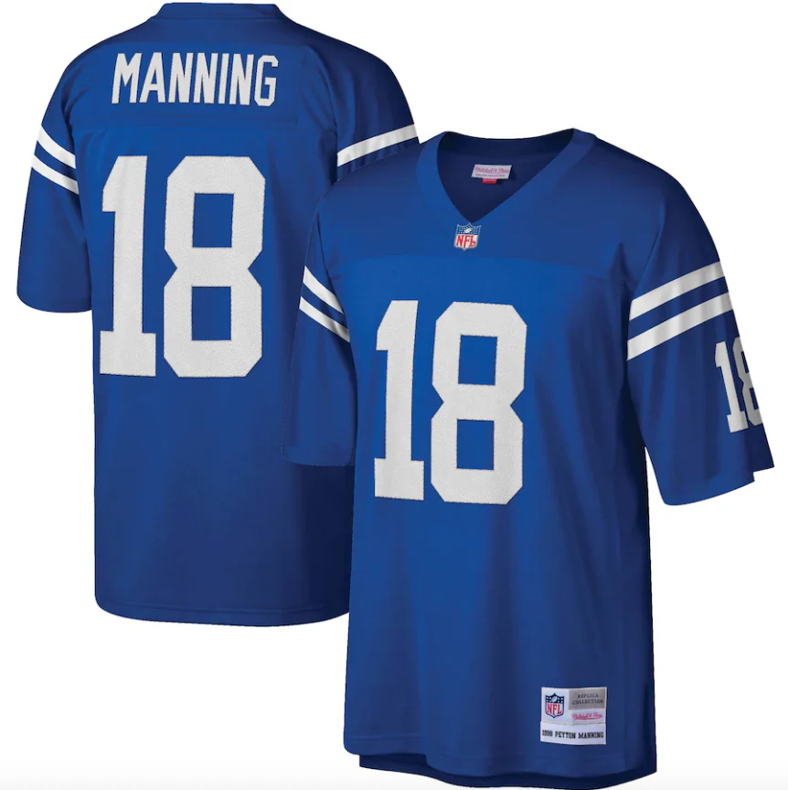 Peyton Manning Indianapolis Colts Mitchell & Ness Legacy Replica Jersey - Royal