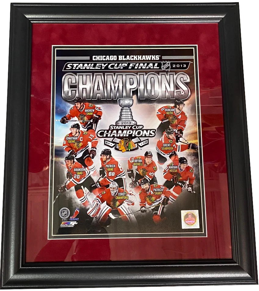 Chicago Blackhawks 2015 Stanley Cup Team Collage 18