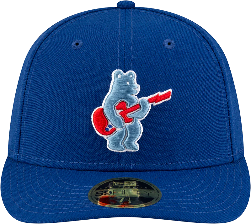 Men's Chicago Cubs New Era Royal Alternate Low Profile Guitar Bear BP 59FIFTY Fitted Hat