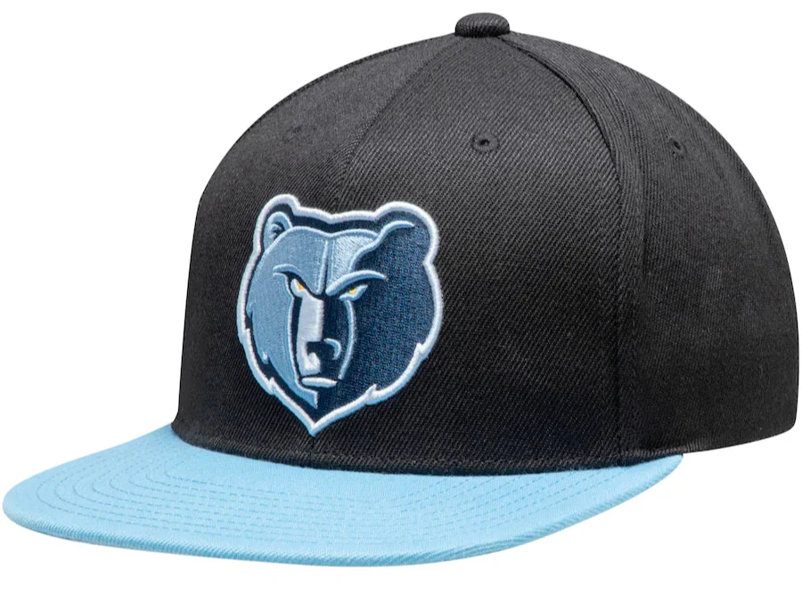 Mens NBA Memphis Grizzlies Navy 2-Tone 2.0 Snapback Hat By Mitchell And Ness