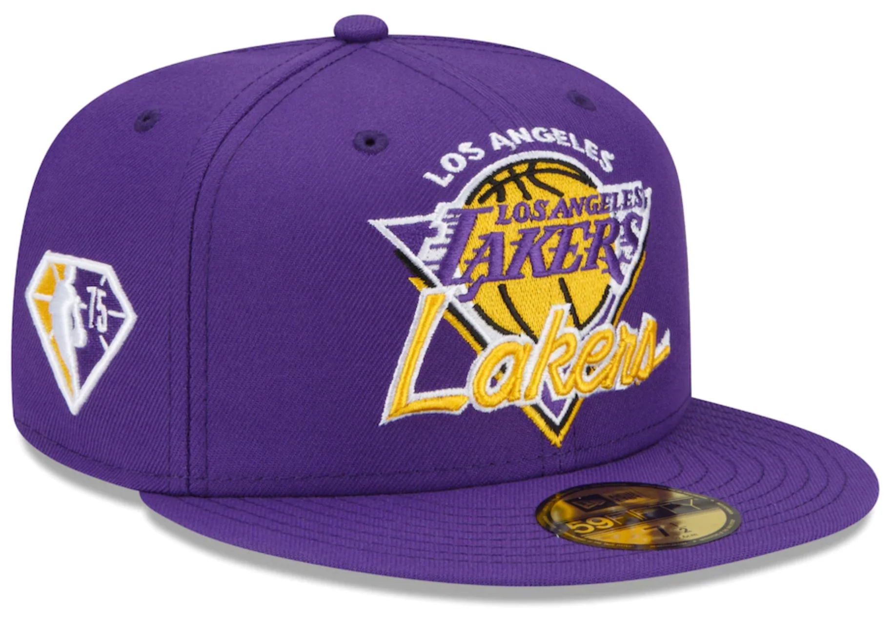 Men's Los Angeles Lakers NBA 2021 Tip Off New Era Purple 59FIFTY Fitted Hat
