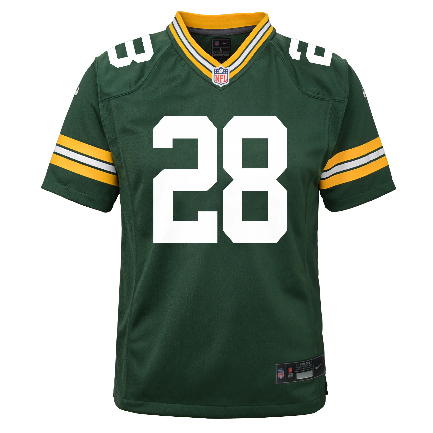 Youth Green Bay Packers A.J. Dillon Nike Green Game Jersey