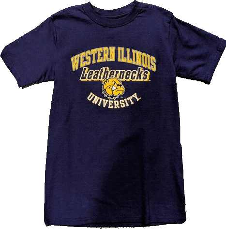 Mens Western Illinois Leathernecks Maroon Campus One T-Shirt