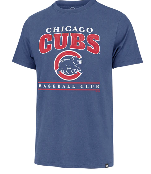 47 Mens Cubs Cubs Cadet Blue Reset Franklin Tee