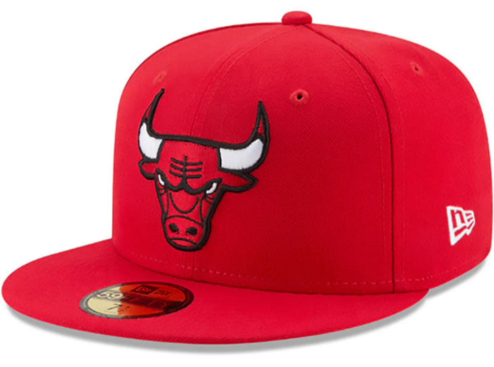Men's NBA Chicago Bulls Red 59Fifty Fitted Hat