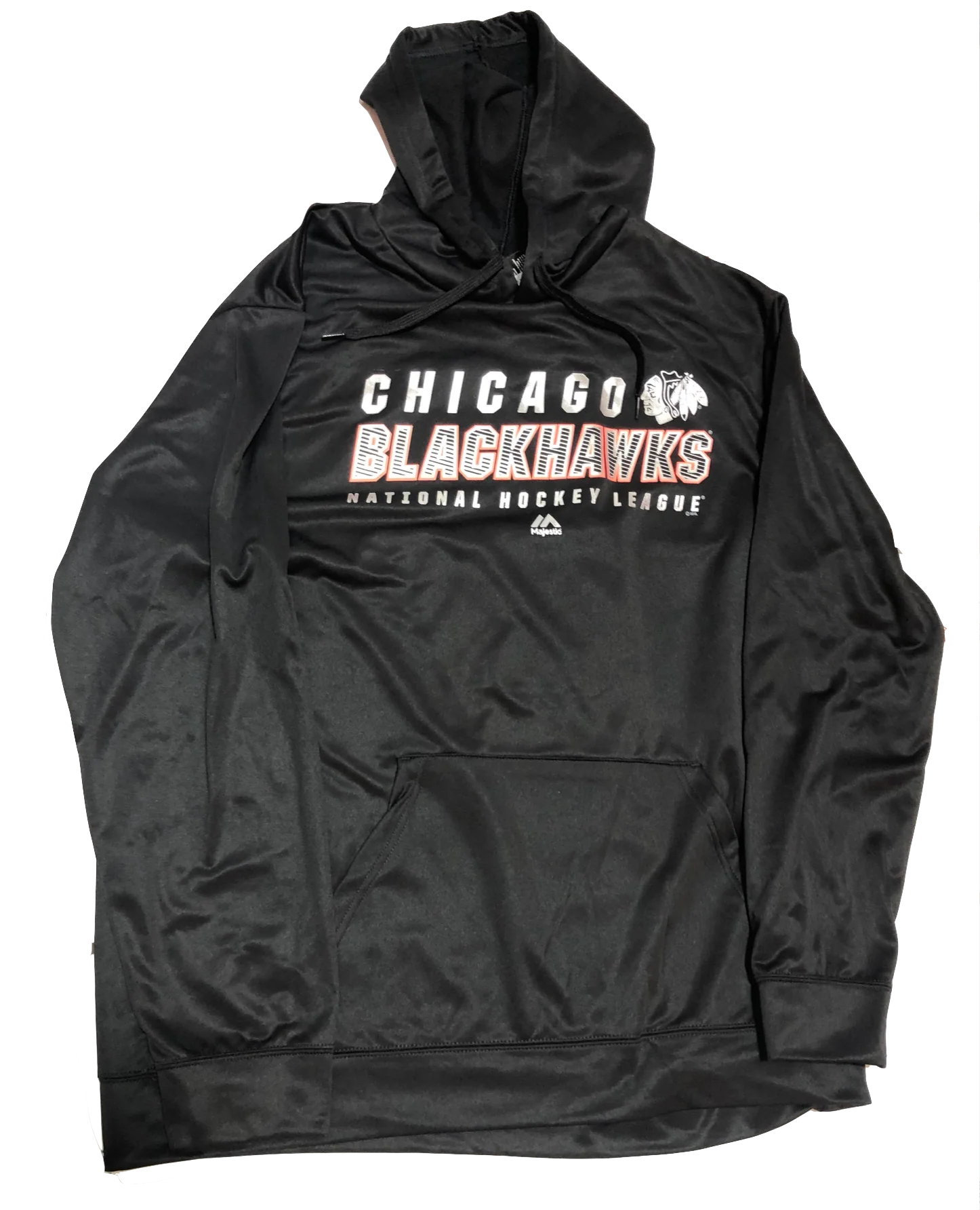 Chicago Blackhawks Adult All Time Save Fleece Hooded Sweatshirt By Majestic
