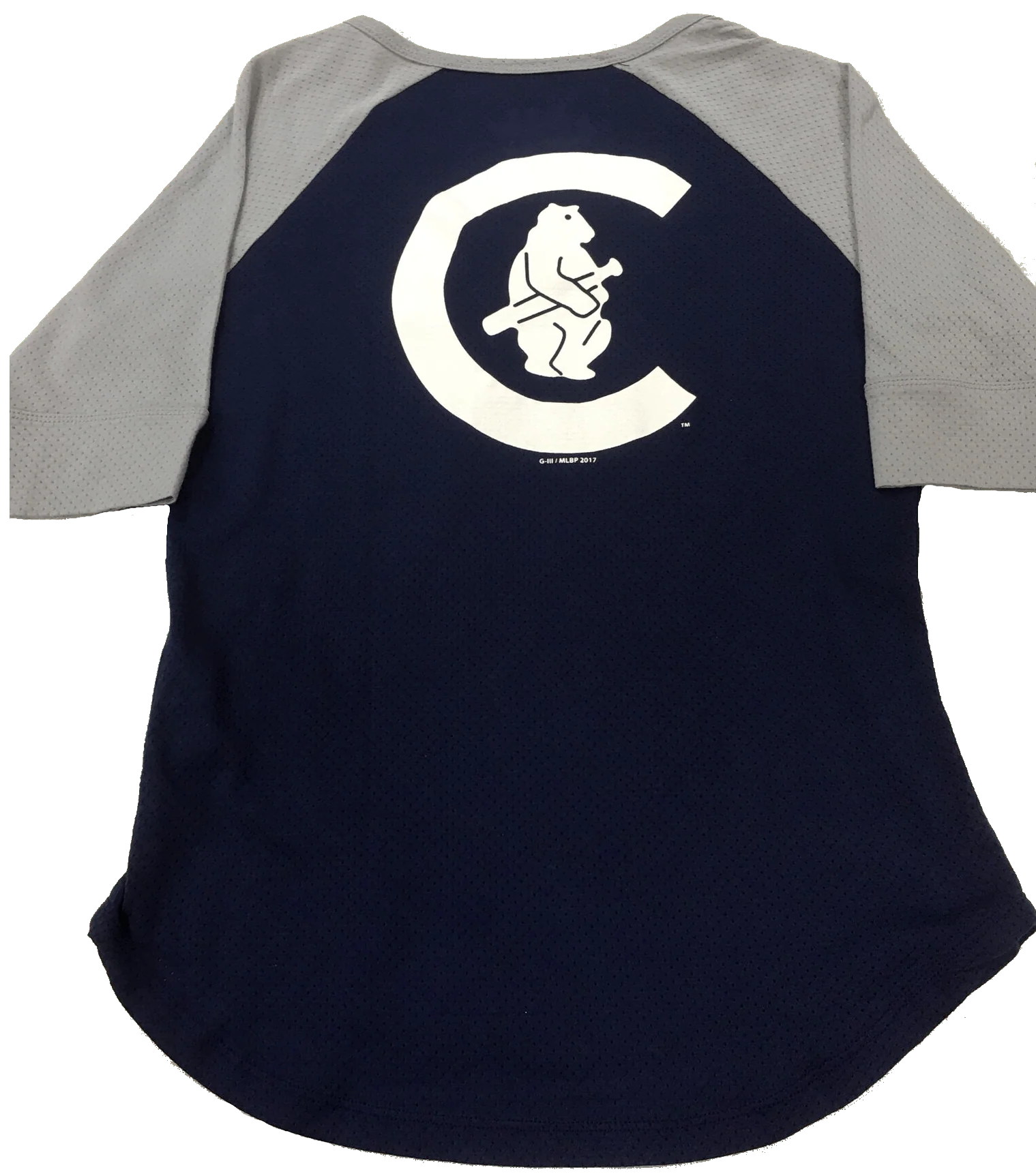 Women’s Chicago Cubs Navy/Gray Perfect Game Top