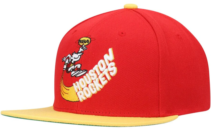 Men's Houston Rockets NBA Core Basic HWC Mitchell & Ness Snapback Hat