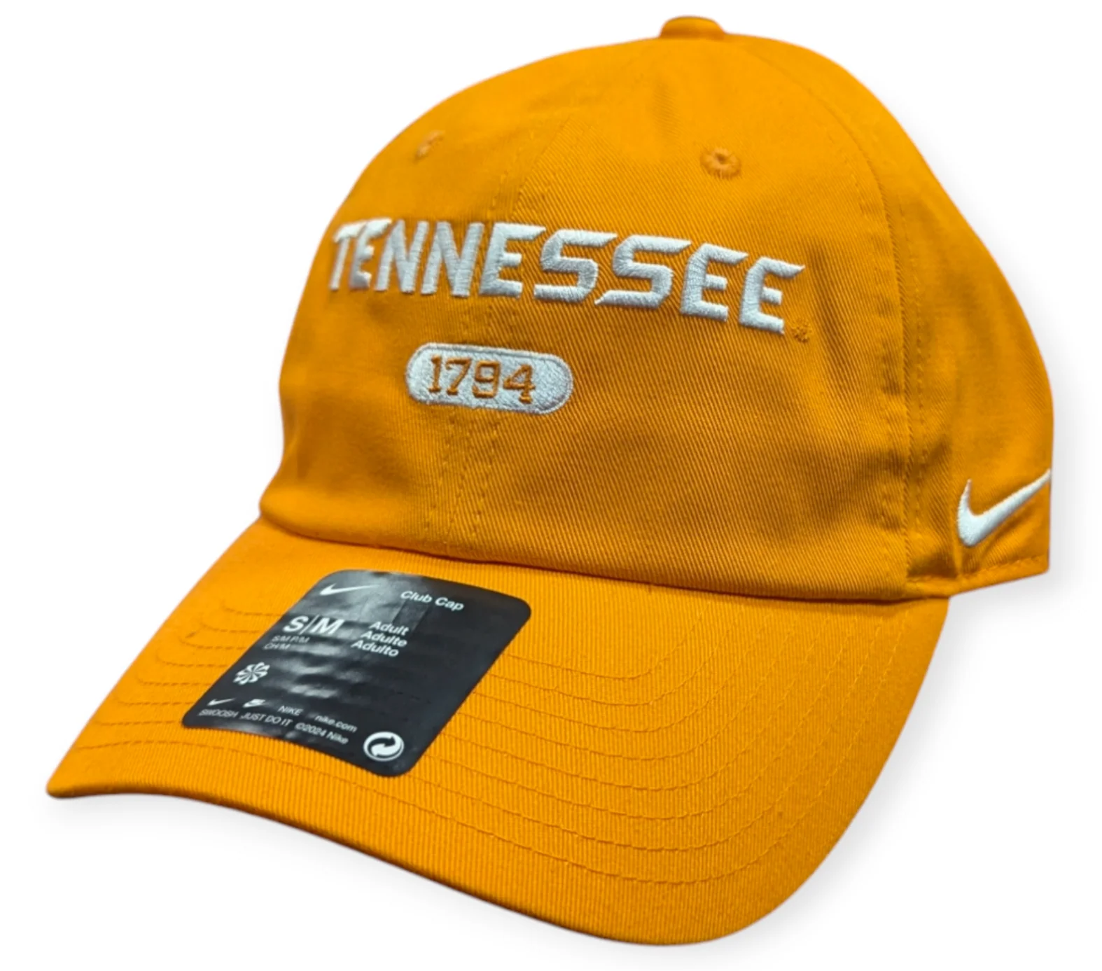 Tennessee Volunteers Nike Club Orange Unstructured Adjustable Hat