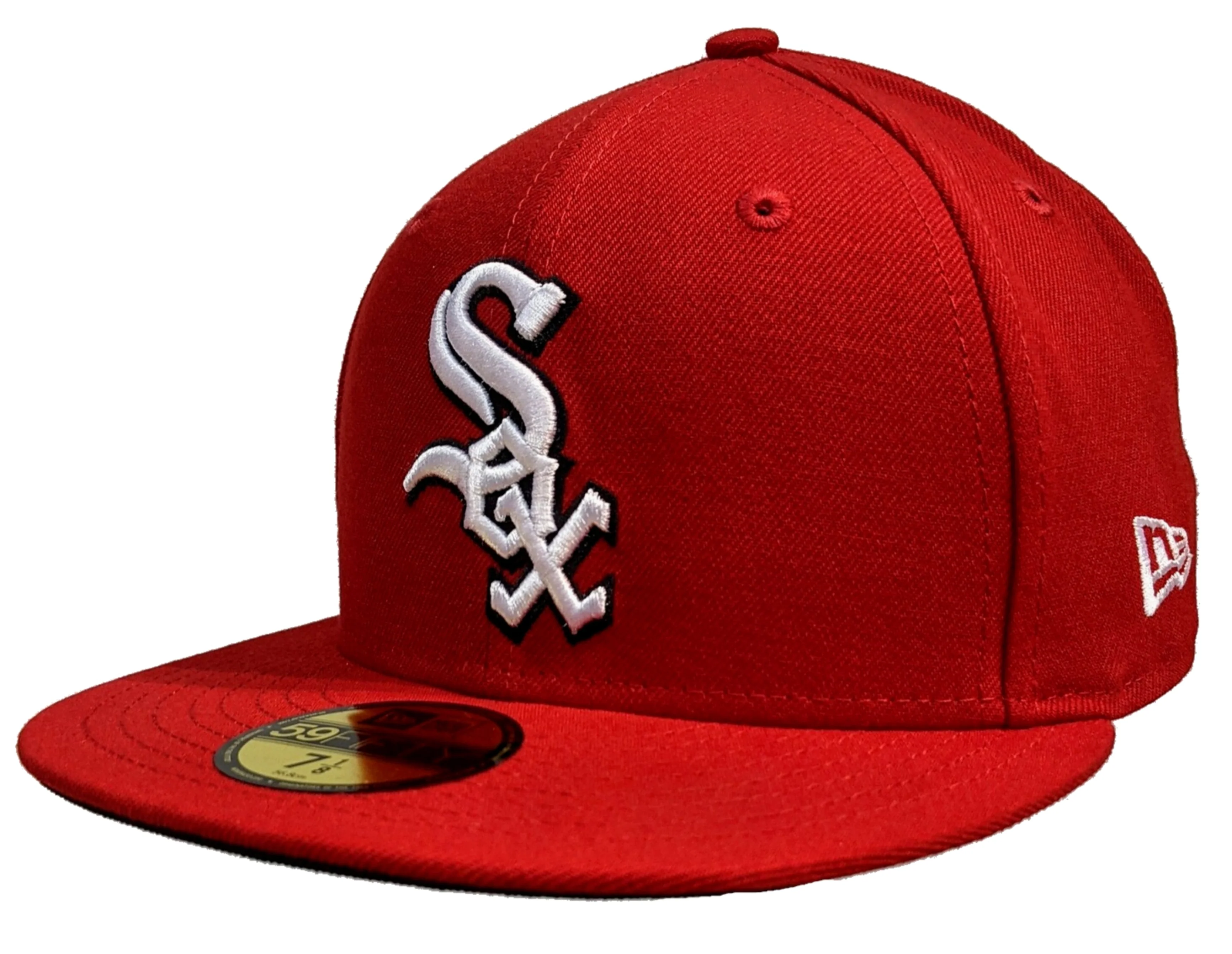 Chicago White Sox Primary Logo Red New Era 59FIFTY Fitted Hat