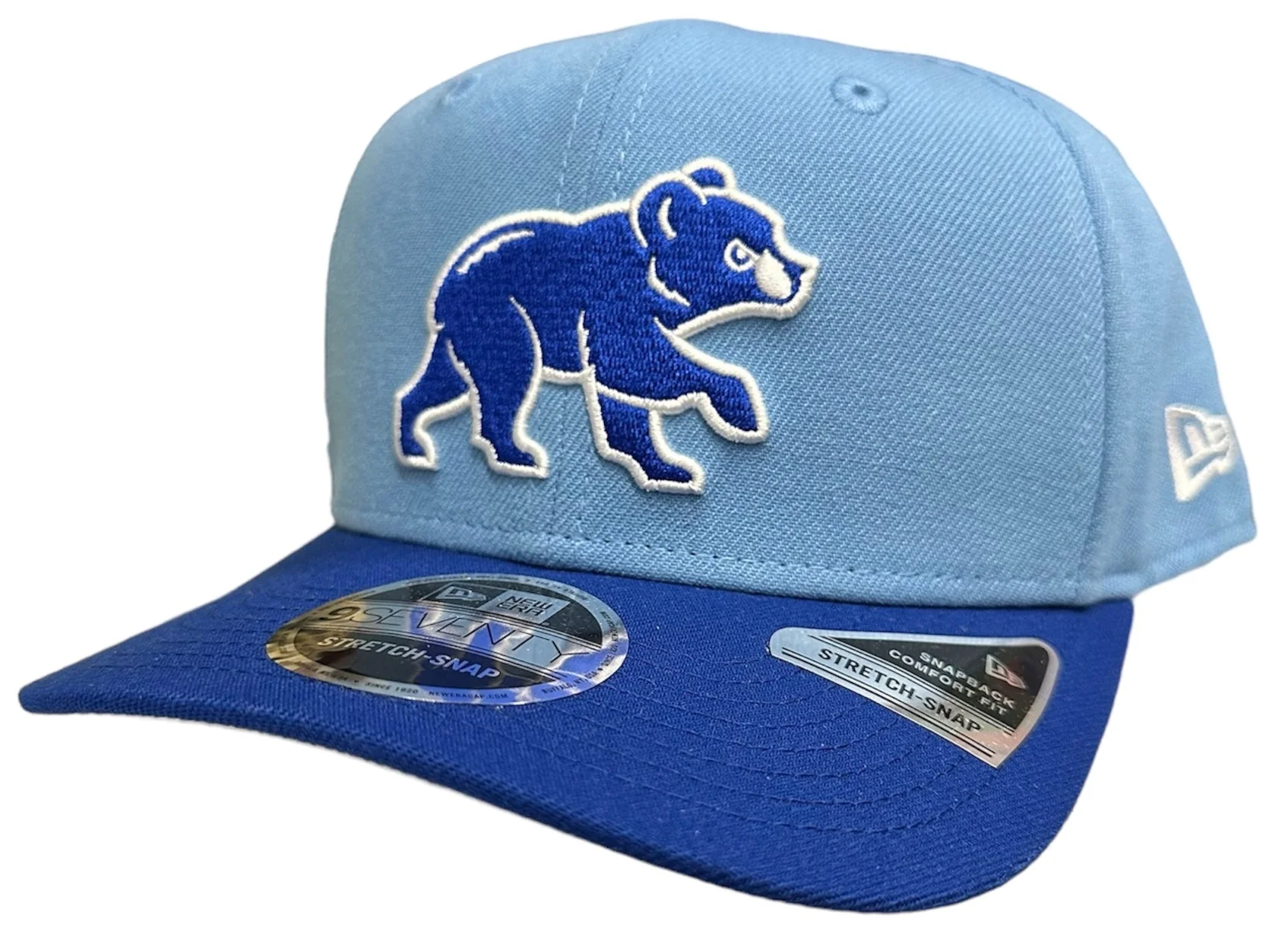 Chicago Cubs New Era 2 Tone Sky Blue/Royal Blue 9SEVENTY Adjustable Hat