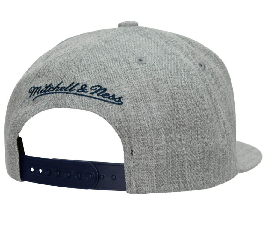 New Jersey Nets HWC Gray Heather 2.0 Mitchell & Ness Snapback Hat