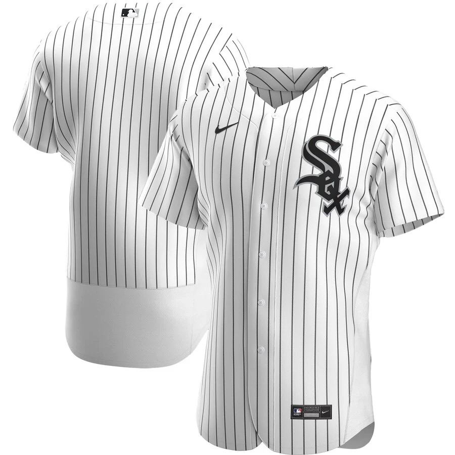 Men's Chicago White Sox Nike White Home Authentic Official Team Jersey