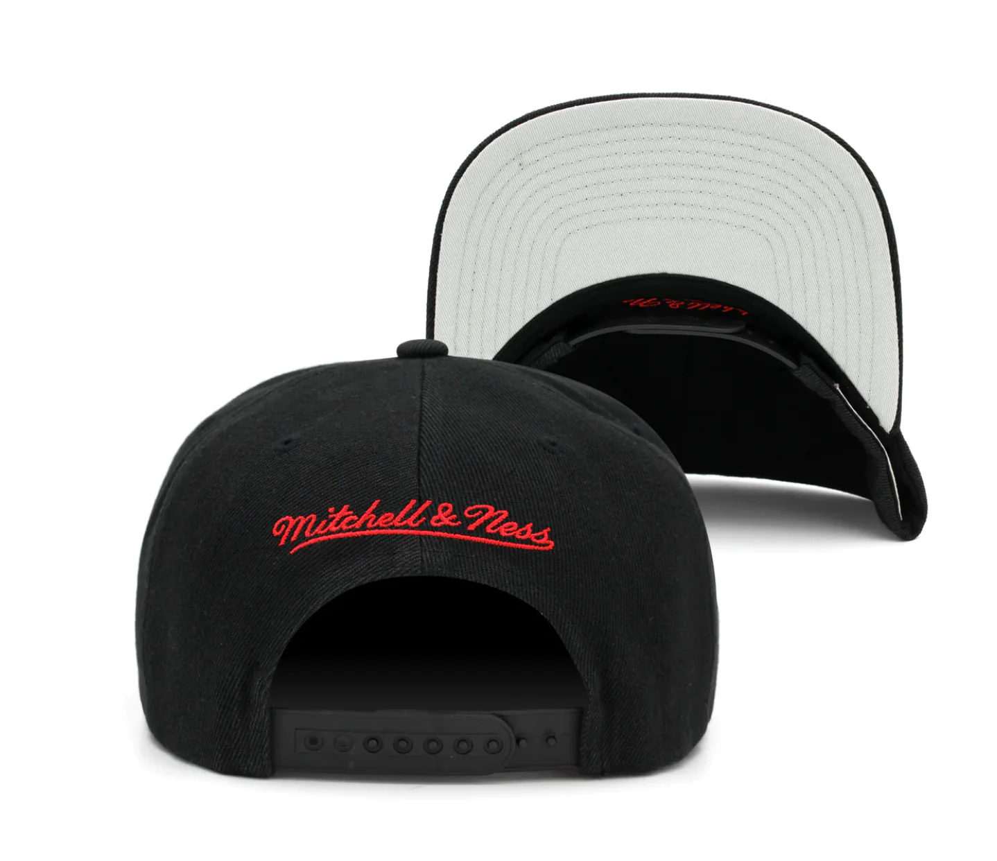 Mens NBA Atlanta Hawks Black Mitchell And Ness Basic Core Snapback Hat