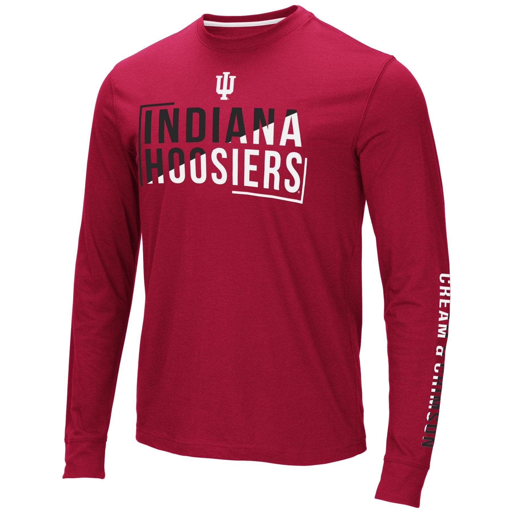 Mens Indiana Hoosiers Lutz Long Sleeve Tee