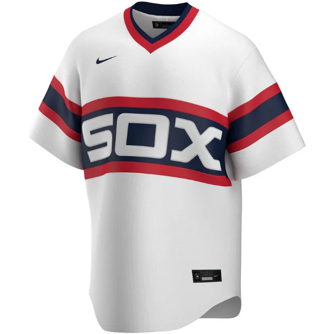 NIKE Men's Luis Robert Chicago White Sox 1983 Alternate White Premium Stitch Replica Jersey