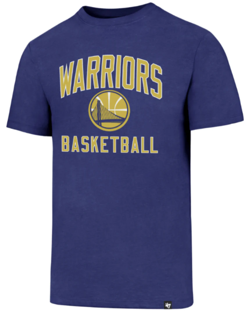 Mens 47 Brand NBA Golden State Warriors Club Tee