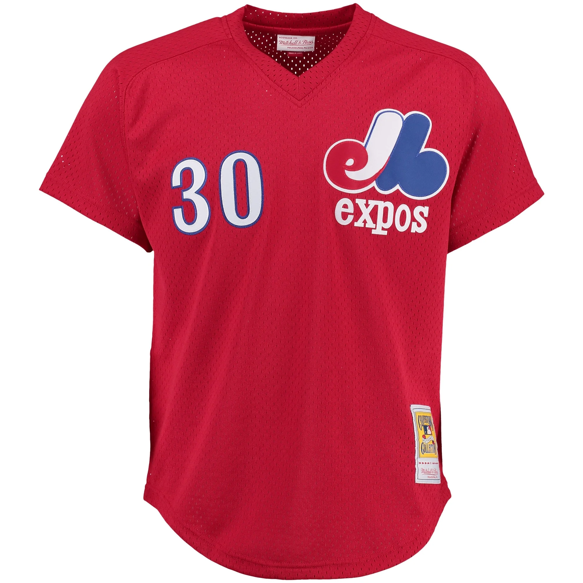 Tim Raines Montreal Expos Mitchell & Ness Batting Practice Jersey - Red