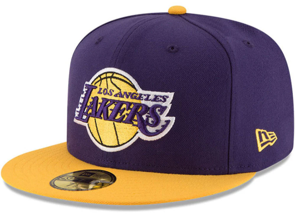 New Era Los Angeles Lakers Mens Purple 2T 59FIFTY Fitted Hat