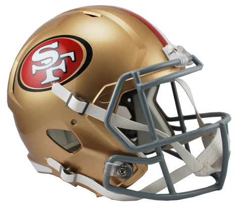 San Francisco 49ers Full Size Replica Speed Helmet