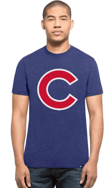 47 Mens Chicago Cubs Royal Club T-Shirt