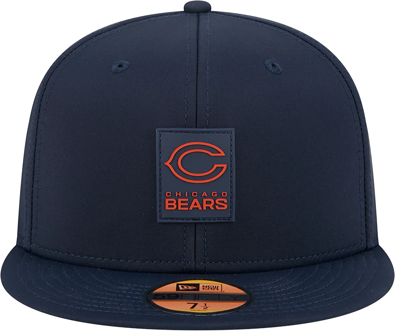 Men's Chicago Bears New Era Navy 2025 Sideline C 59FIFTY Fitted Hat