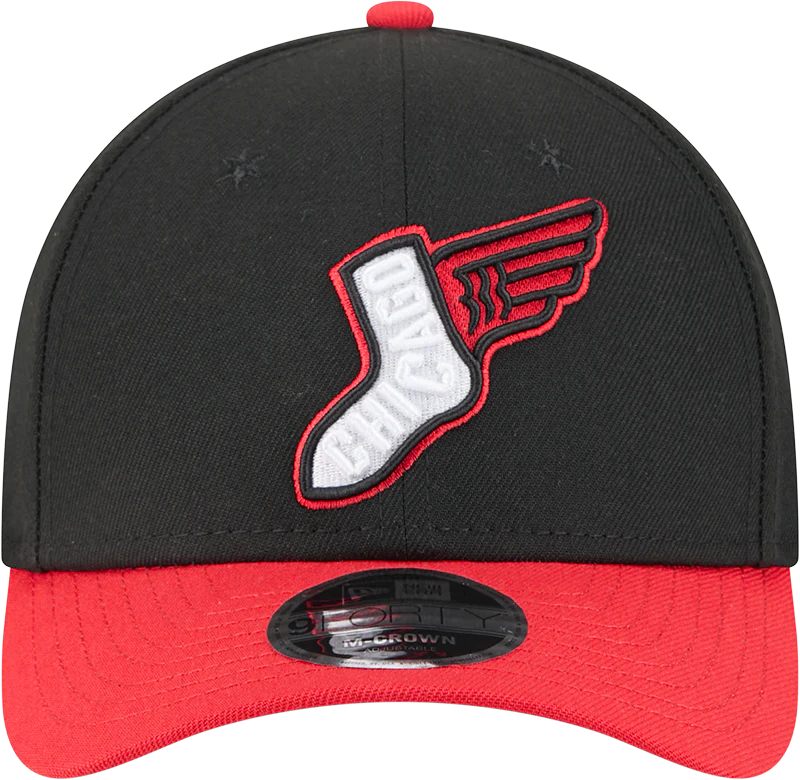 Chicago White Sox New Era 2025 City Connect 9FORTY M-Crown Adjustable Hat - Red/Black