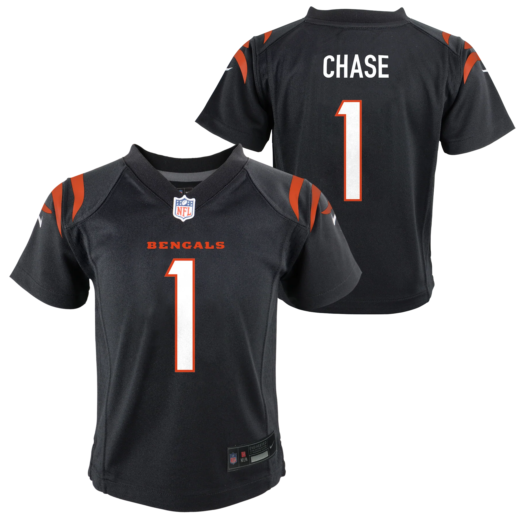 Kids Jamar Chase Black Child Nike Replica Jersey