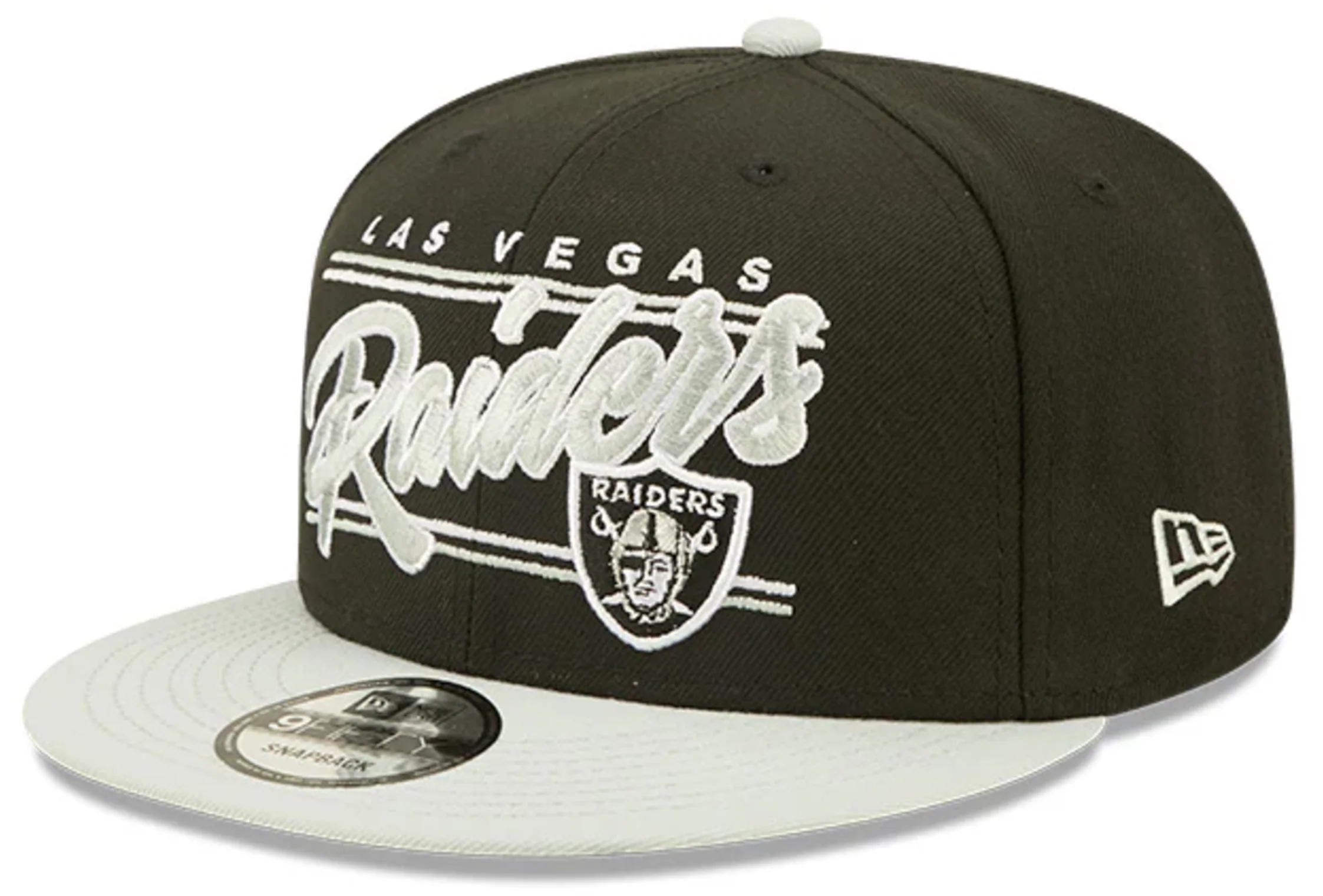 Las Vegas Raiders New Era Team Script 2 Tone 9FIFTY Snapback Hat