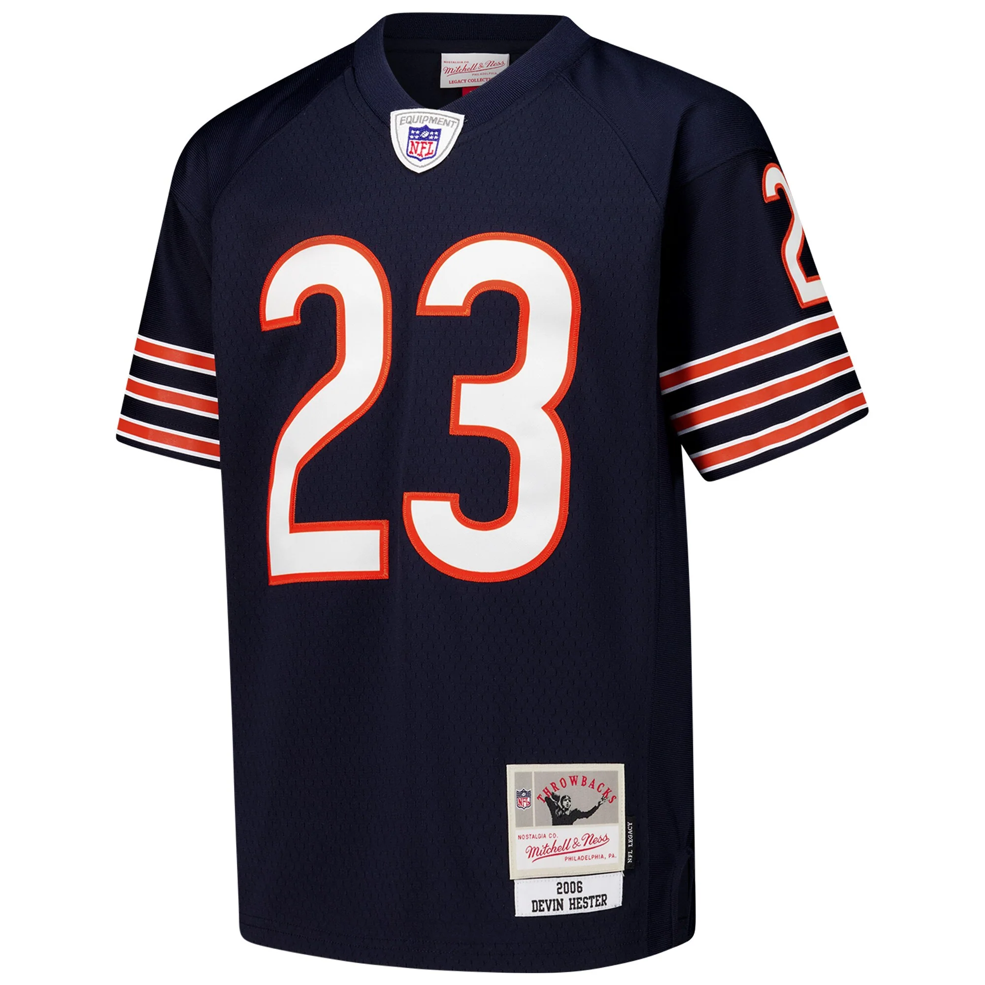 Youth Mitchell & Ness Devin Hester Navy Chicago Bears 2006 Legacy Jersey