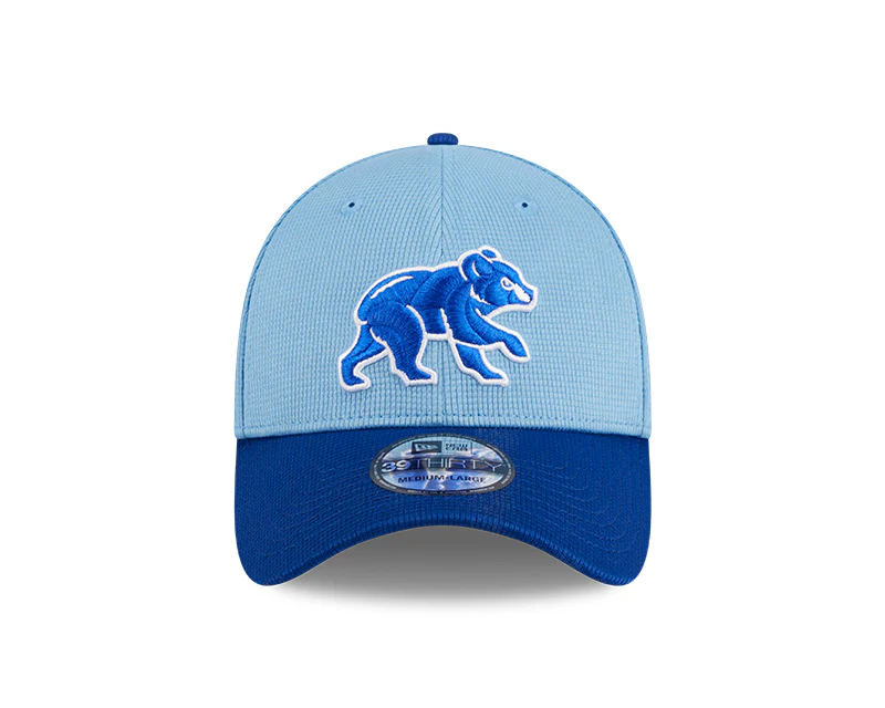 Men's Chicago Cubs New Era Blue Spring Training 39THIRTY Flex-Fit Hat