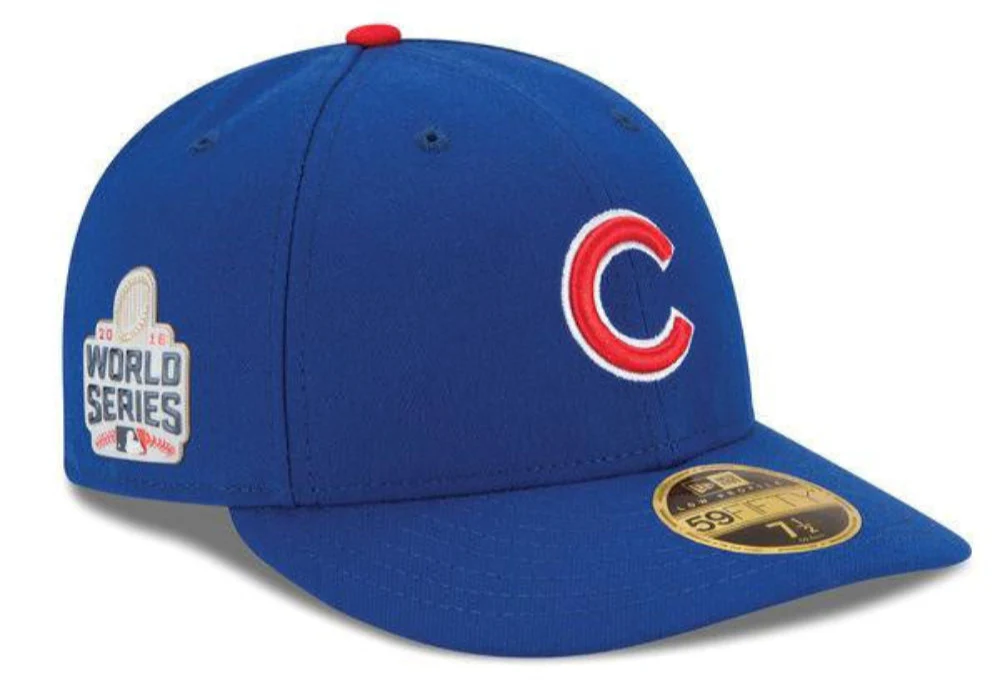 Chicago Cubs Authentic Collection On-Field 59FIFTY Low Profile Game Cap with 2016 World Series Patch