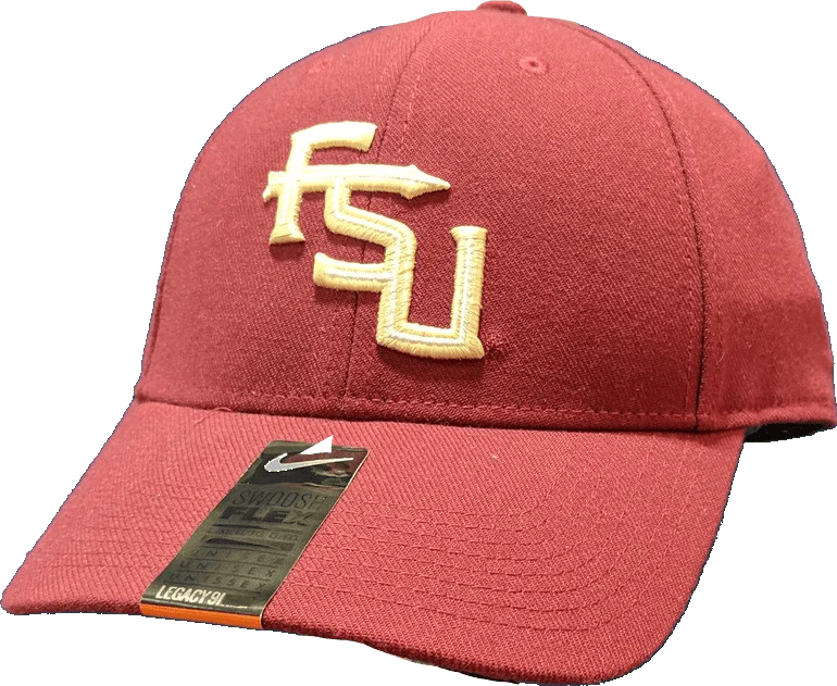 Nike Florida State Seminoles Maroon Swoosh Flex Performance Hat