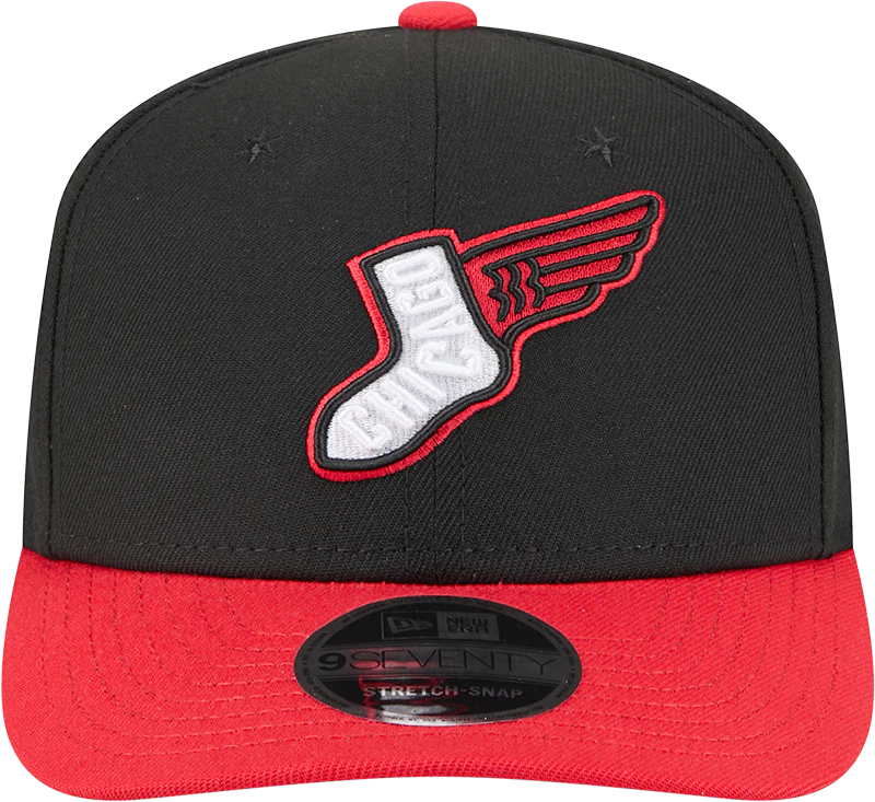 Chicago White Sox New Era 2025 City Connect Alternate 9SEVENTY Adjustable Hat - Black/Red