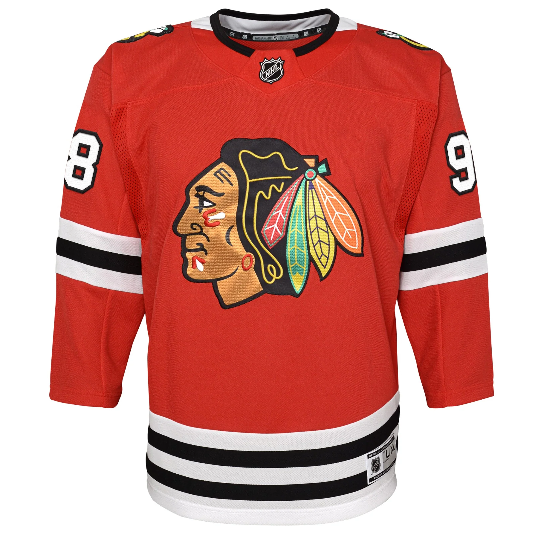 Youth Connor Bedard Chicago Blackhawks Red Home NHL Premier Jersey