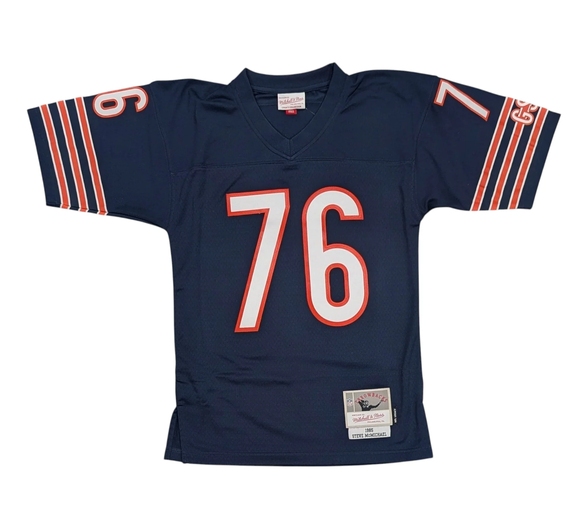 Men's Steve McMichael Chicago Bears Navy Mitchell & Ness 1985 Legacy Replica Jersey