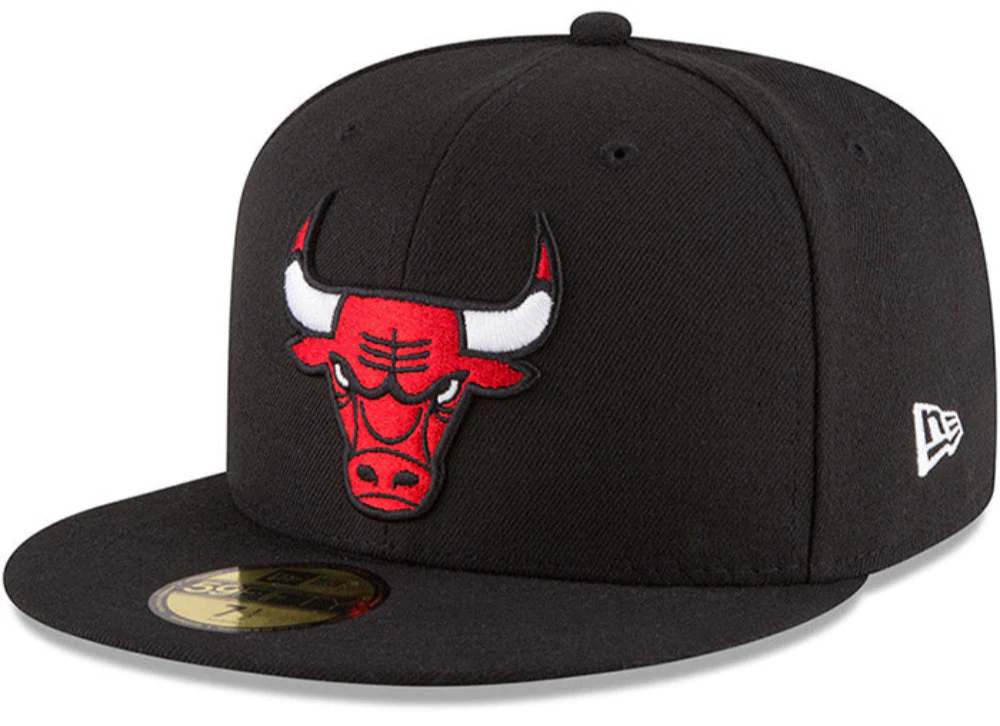 Men's NBA Chicago Bulls Black Alternate 59Fifty Fitted Hat